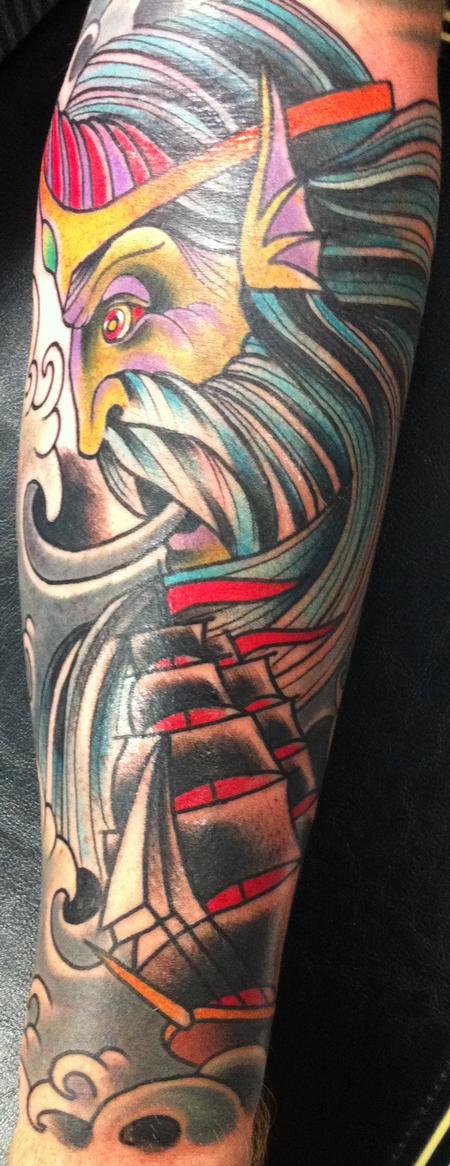 Tattoos - Dustin Golden - NEPTUNE
